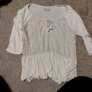 Hollister See Through Short Sleeve